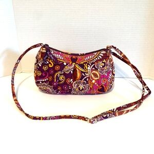VERA BRADLEY Frannie Safari Sunset Purse Crossbody Clutch Shoulder Handbag